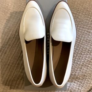NIB Everlane leather loafer, size 9.5 Bone, RARE